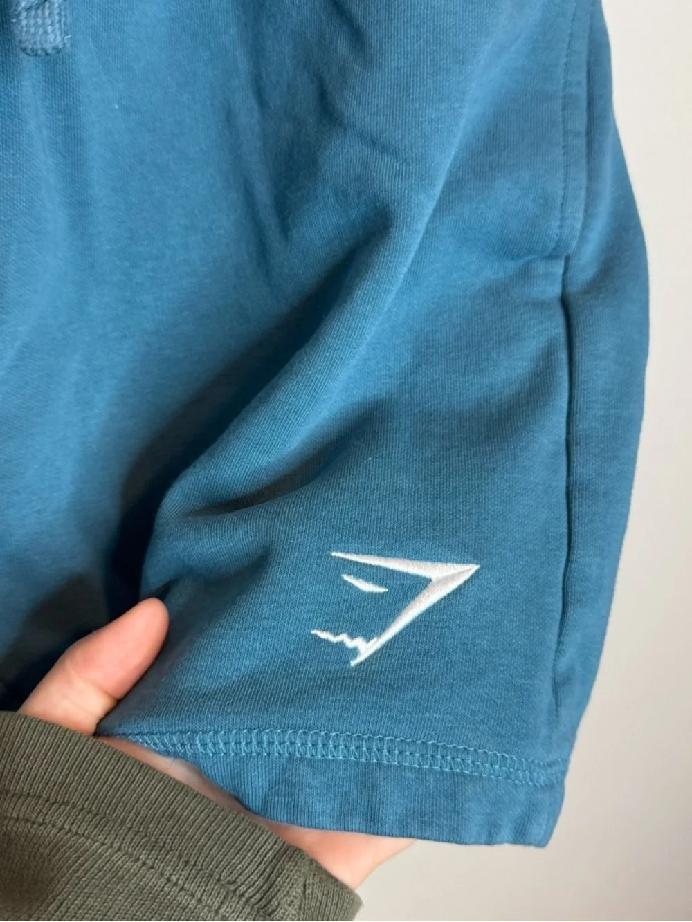 Gymshark Crest Sweat Shorts Terrace Blue